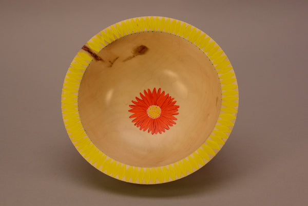 MACK/Tode - Daisy Blooms wooden bowl