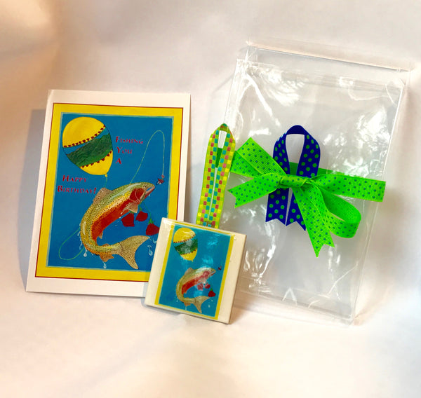 Fishy Holiday! Ornament and Card Combination