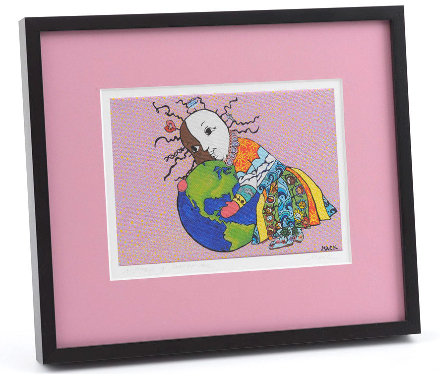 Mother and Daughter - Framed/Matted Giclée Print