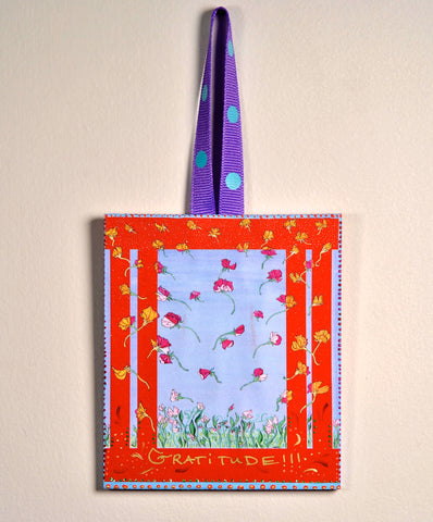 Gratitude!! Ornament (Hand Painted/Wood) and Card Combination
