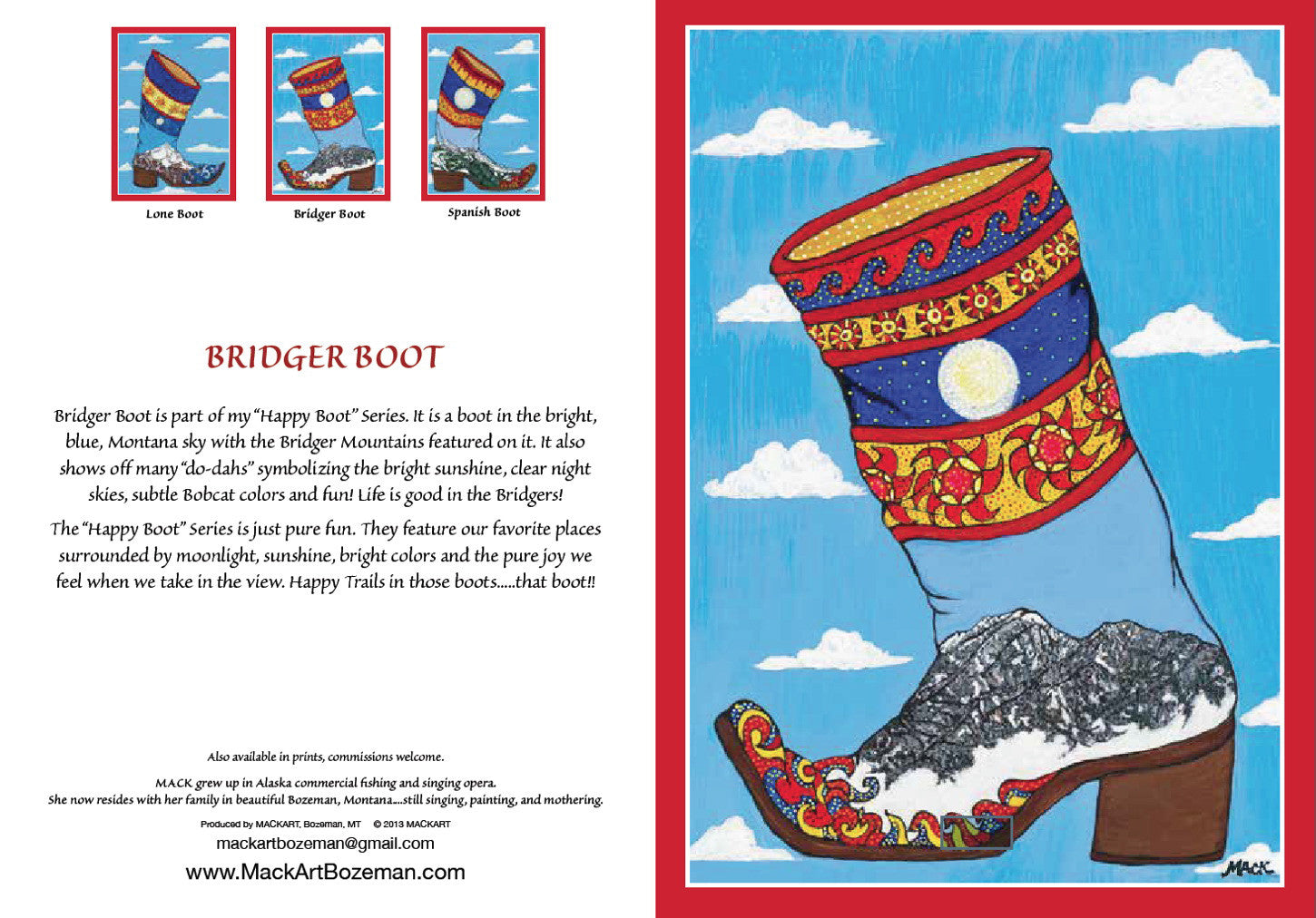 Bridger Boot Card