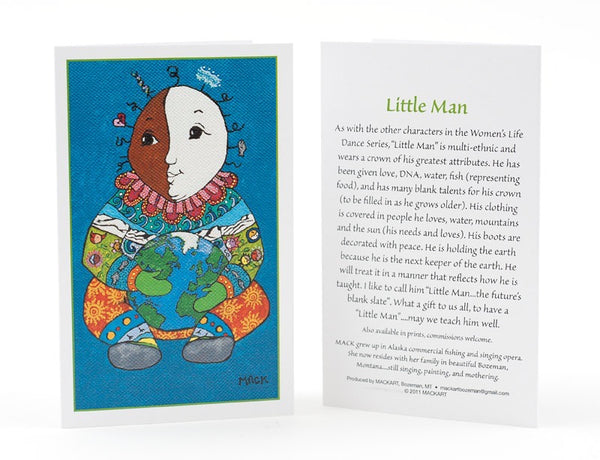 Little Man Ornament/Card combo