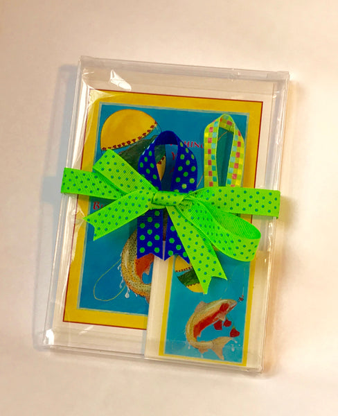 Fishy Holiday! Ornament and Card Combination