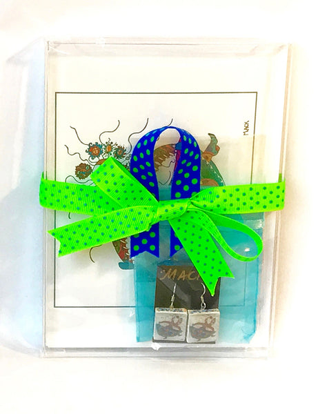 Mother of Patience & Ingenuity Earrings and Card Combination