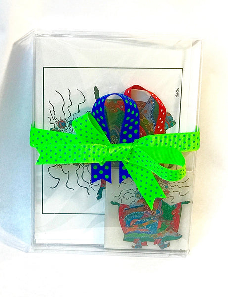 Lover/Protector of Nature Ornament (ceramic) and Card Combination