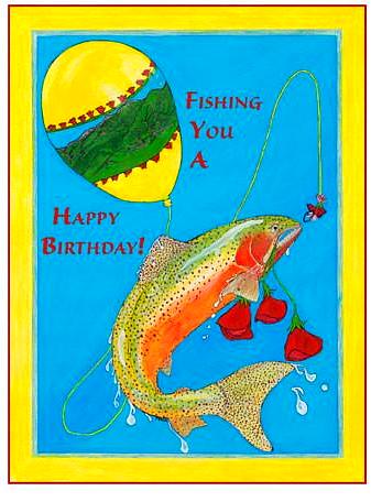 Fishing Birthday Card