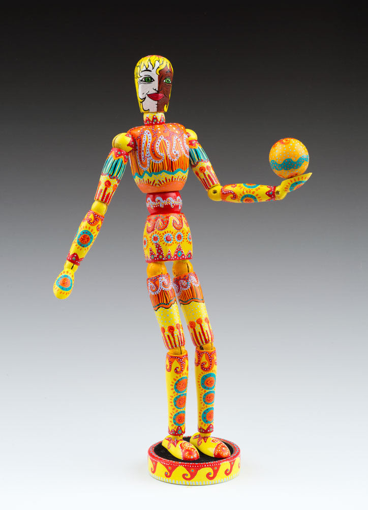 SOLD - My Sunshine Wooden Doll